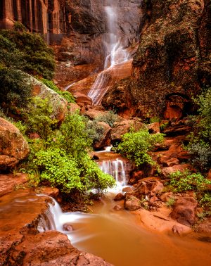 desert waterfall